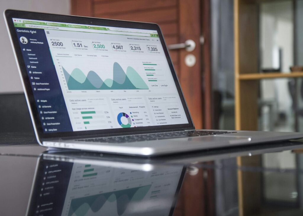 Dashboard dei risultati di una campagna pubblicitaria online