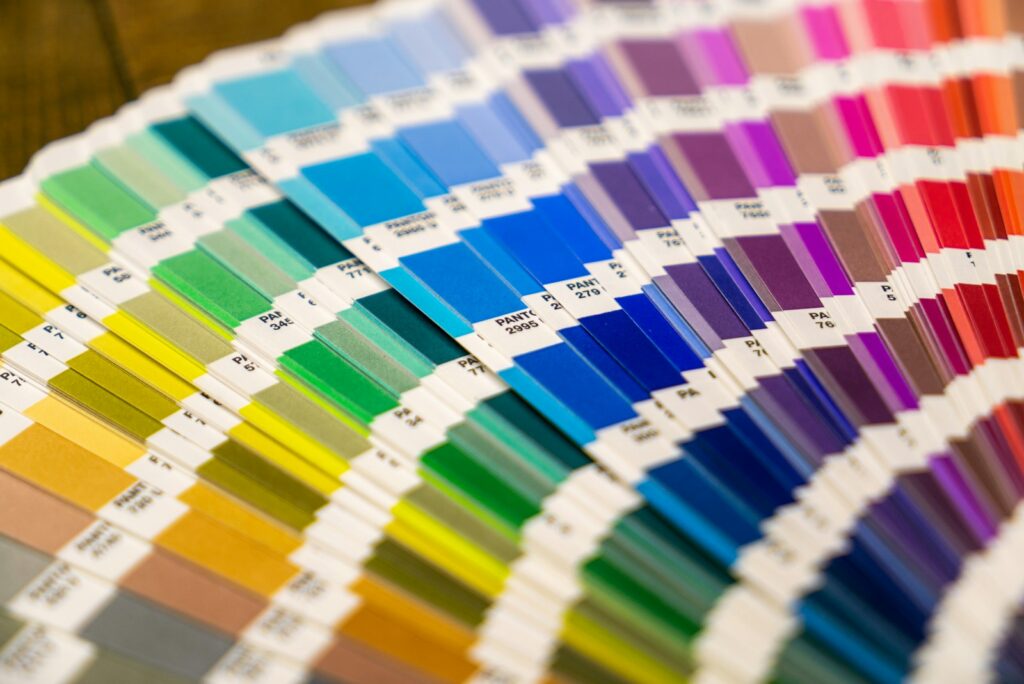 Mazzetta di colori per la creazione della brand identity