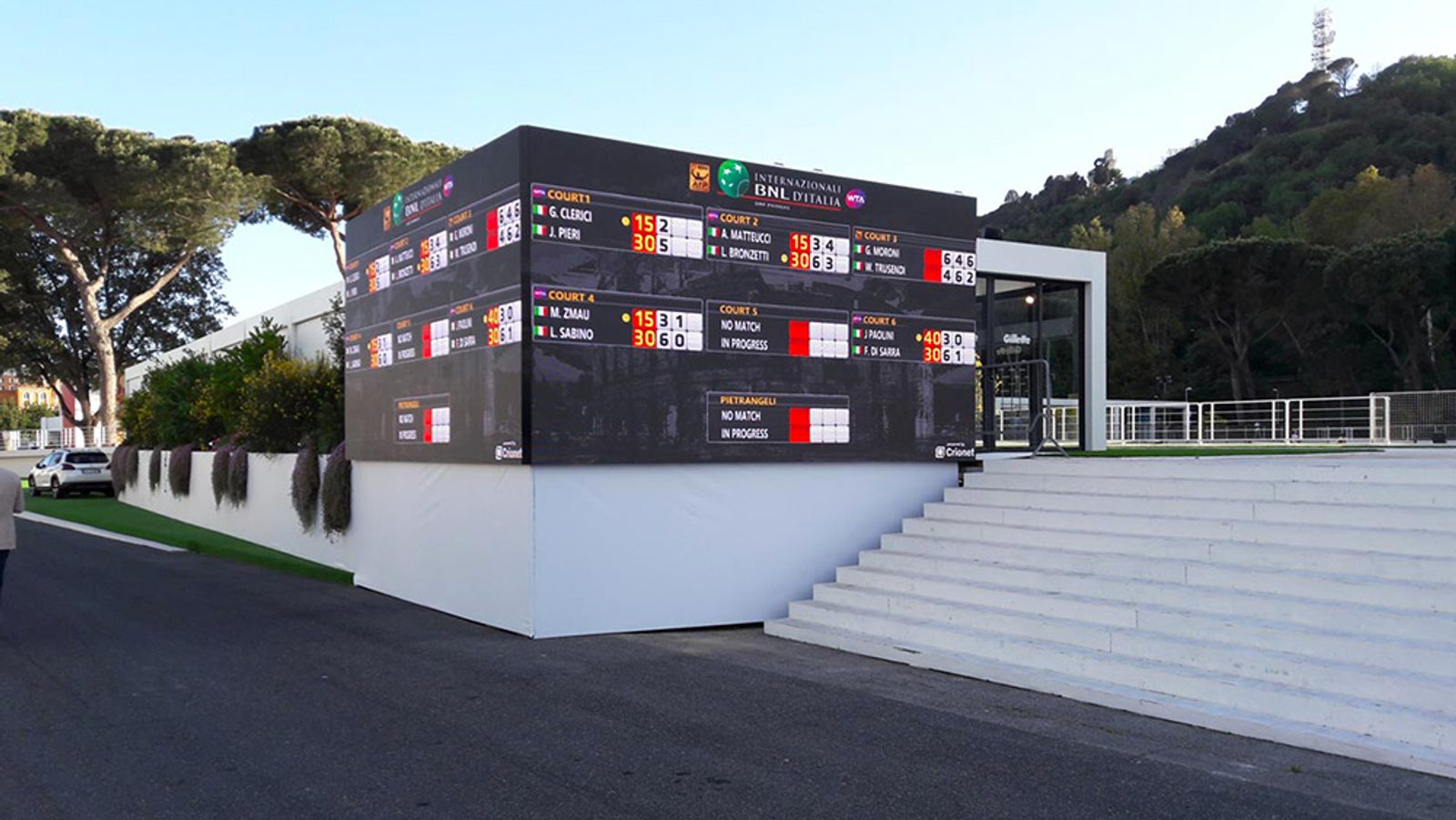Ledwall per esterni installato da Styled Video Solution